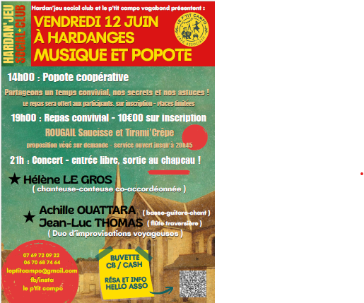 Hardan'jeu: Popotte coopérative et musique