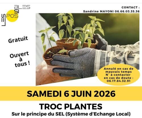 Troc Plantes à Mayenne le 6 juin